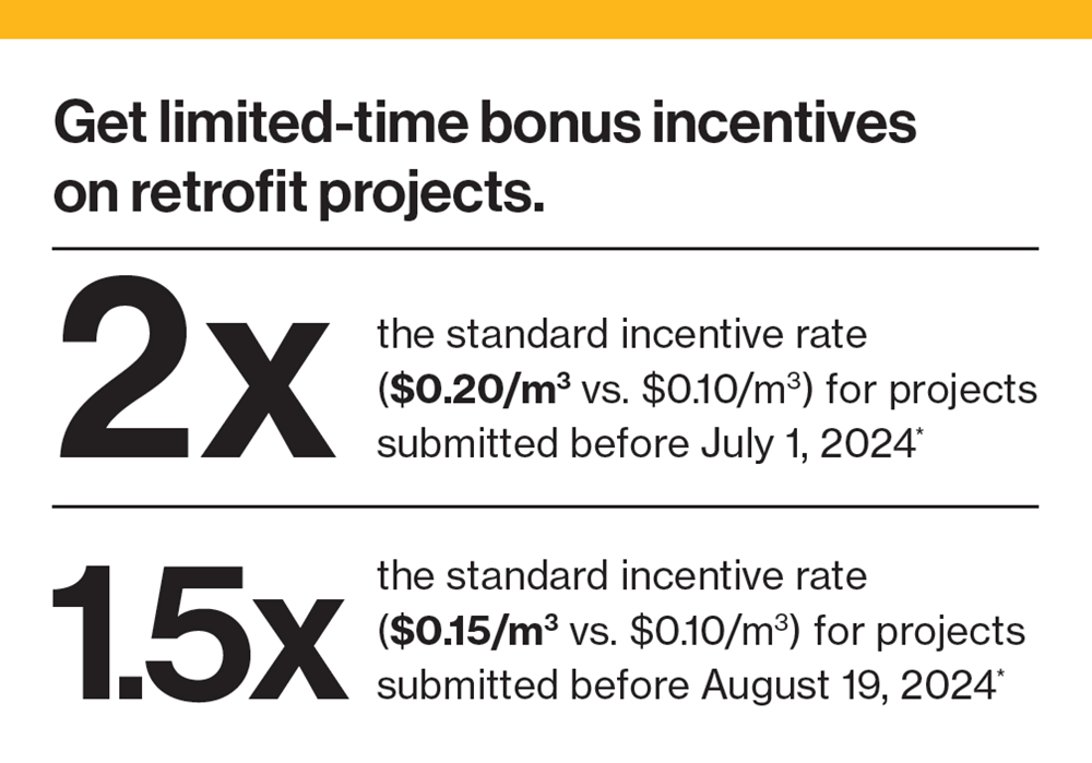 Enbridge Gas’  incentive currently offers an LTO (limited time offer) with two deadlines coming up this summer.